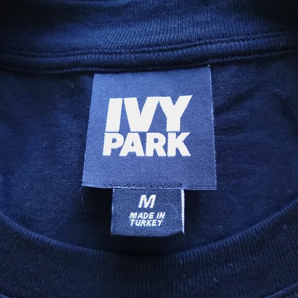 Ivy Park Beyonce Burnout Semisheer Black Oversized Floral Tank Medium Sleeveless - Picture 5 of 7